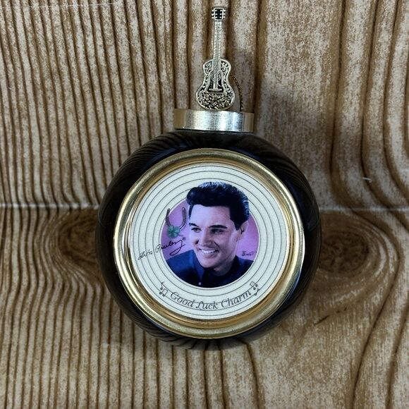 Elvis Presley The Bradford Exchange 1999 Porcelain Ornaments Set Of 4 - Picture 2 of 11